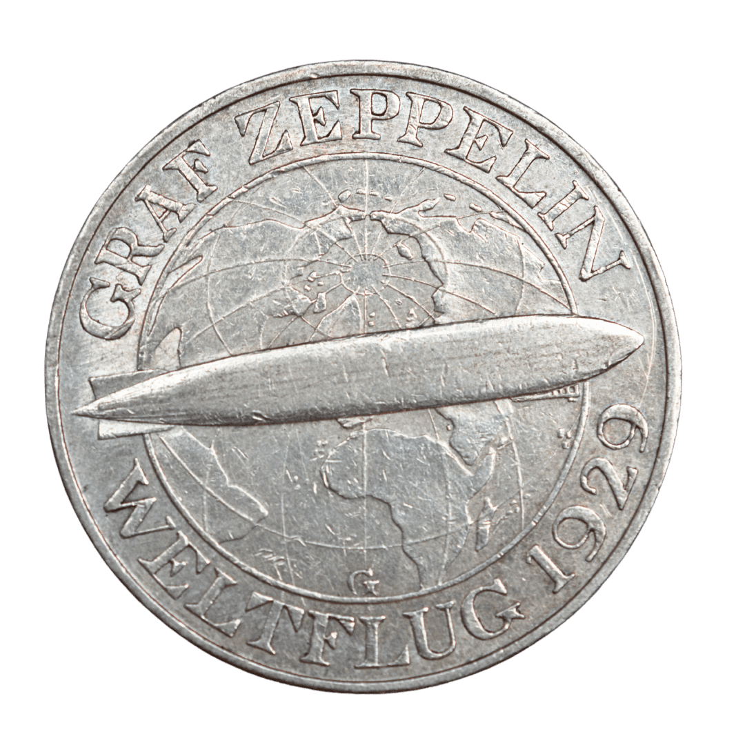 3 марки Graf Zeppelin, Німеччина, 1930 — фото 2