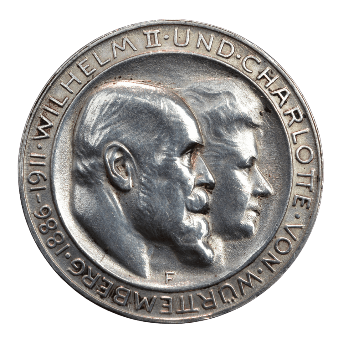 3 марки Памятная монета 1911 Германия