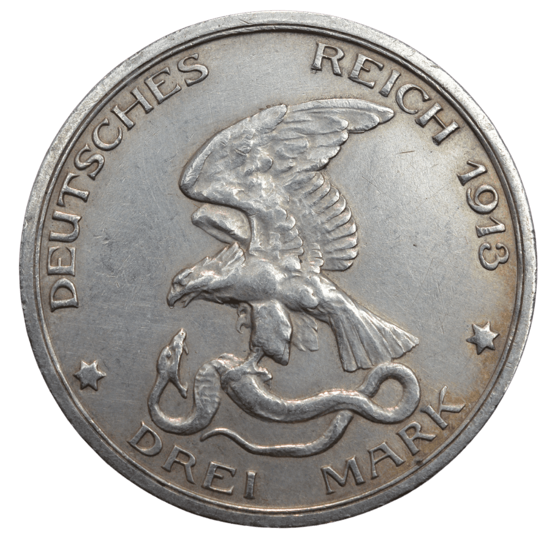 3 марки, Німеччина, 1913 (Битва при Лейпцигу / Тольна)
