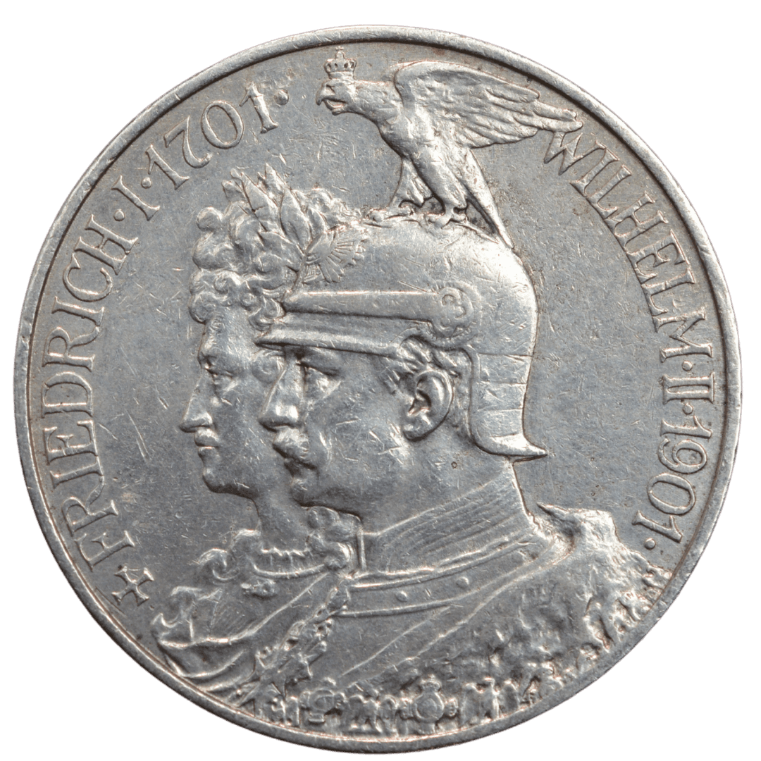 2 марки, Пруссія (200 років королівства), 1901