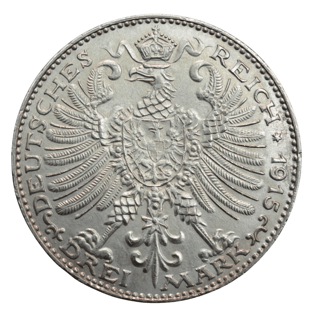 3 марки Саксен-Веймар-Айзенах 1915 Німеччина — фото 2