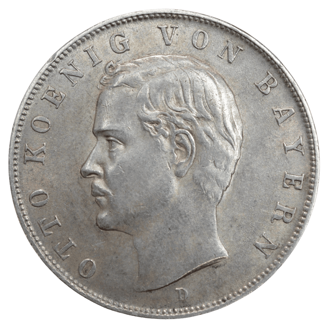 Срібна 3 марки, Німеччина (D, Мюнхен), 1910. Баварія, Отто.