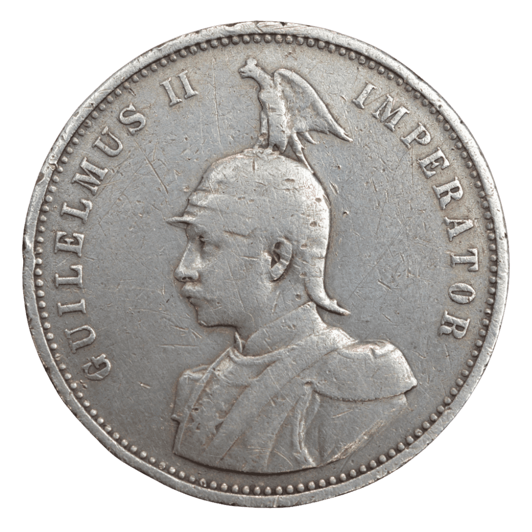 Срібна 1 рупія, Німецька Східна Африка, 1898. Тираж 357 000.