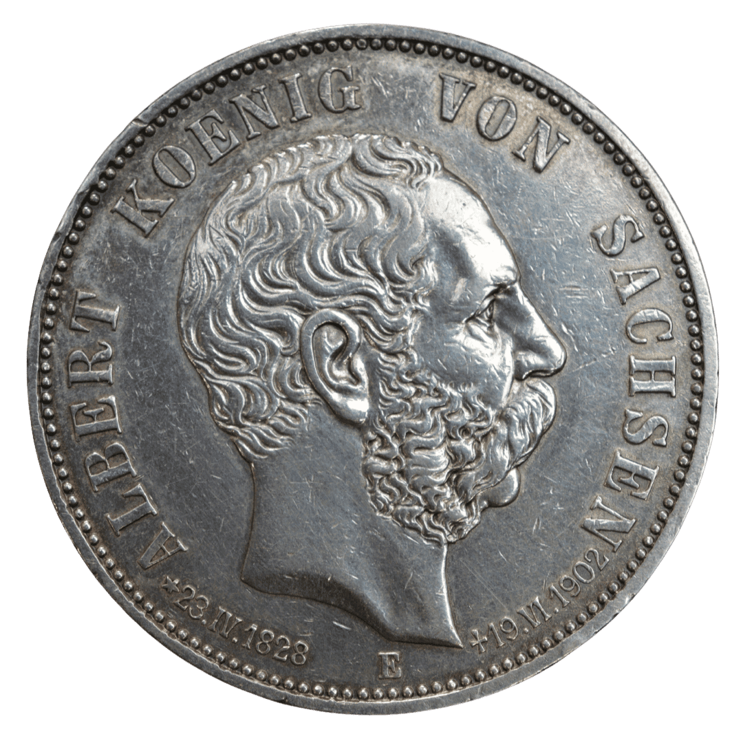 5 марок, Саксонія (Альберт), 1902