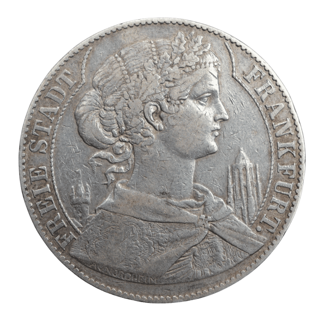 Срібний 1 талер, Франкфурт(R), 1858. Марія.