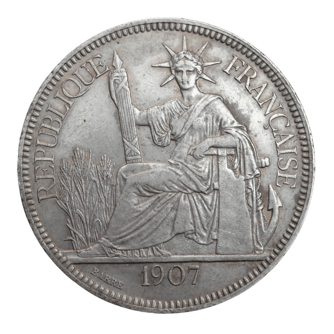 1 піастра Французький Індокитай 1907