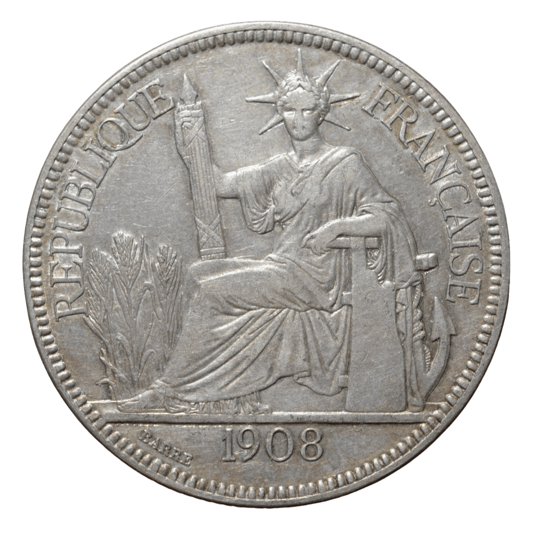 1 п’ястр Французький Індокитай 1908 Франція