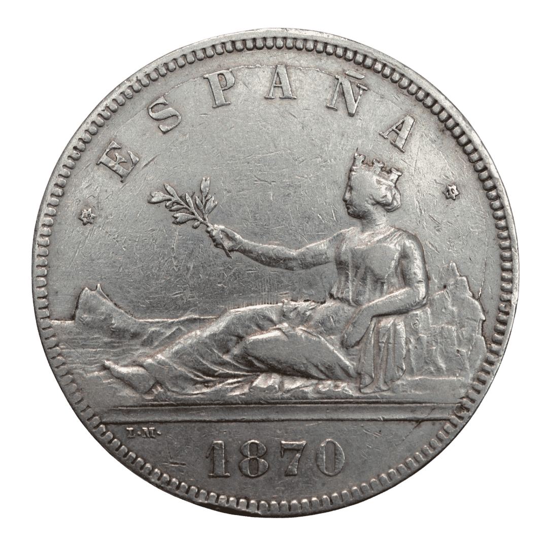 5 песет Hispania 1871 Іспанія