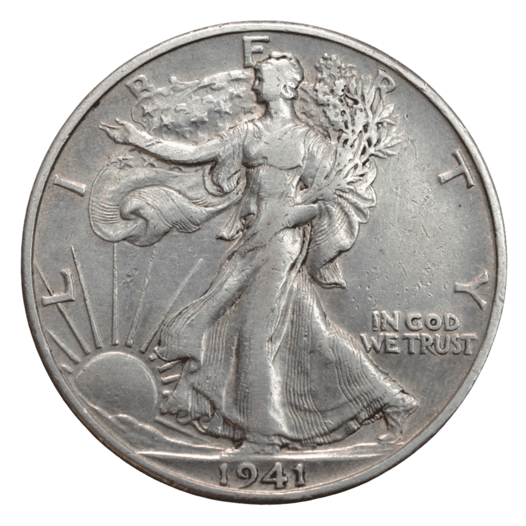 ½ долара Walking Liberty 1941 США