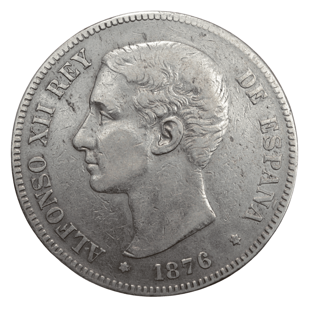 5 песет Альфонсо XII Іспанія