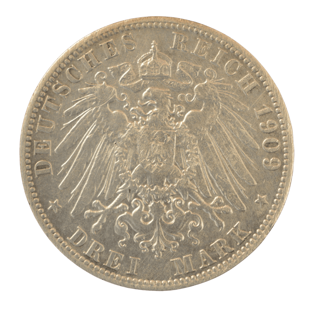 3 Марки Гамбург 1909 року
