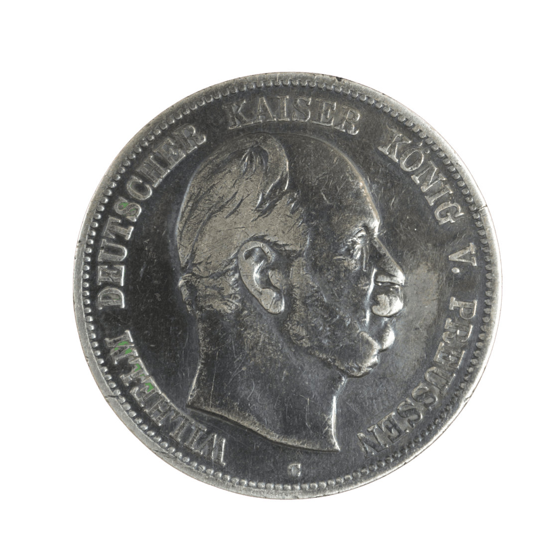 5 марок Срібна монета 1876 Німецька імперія — фото 2