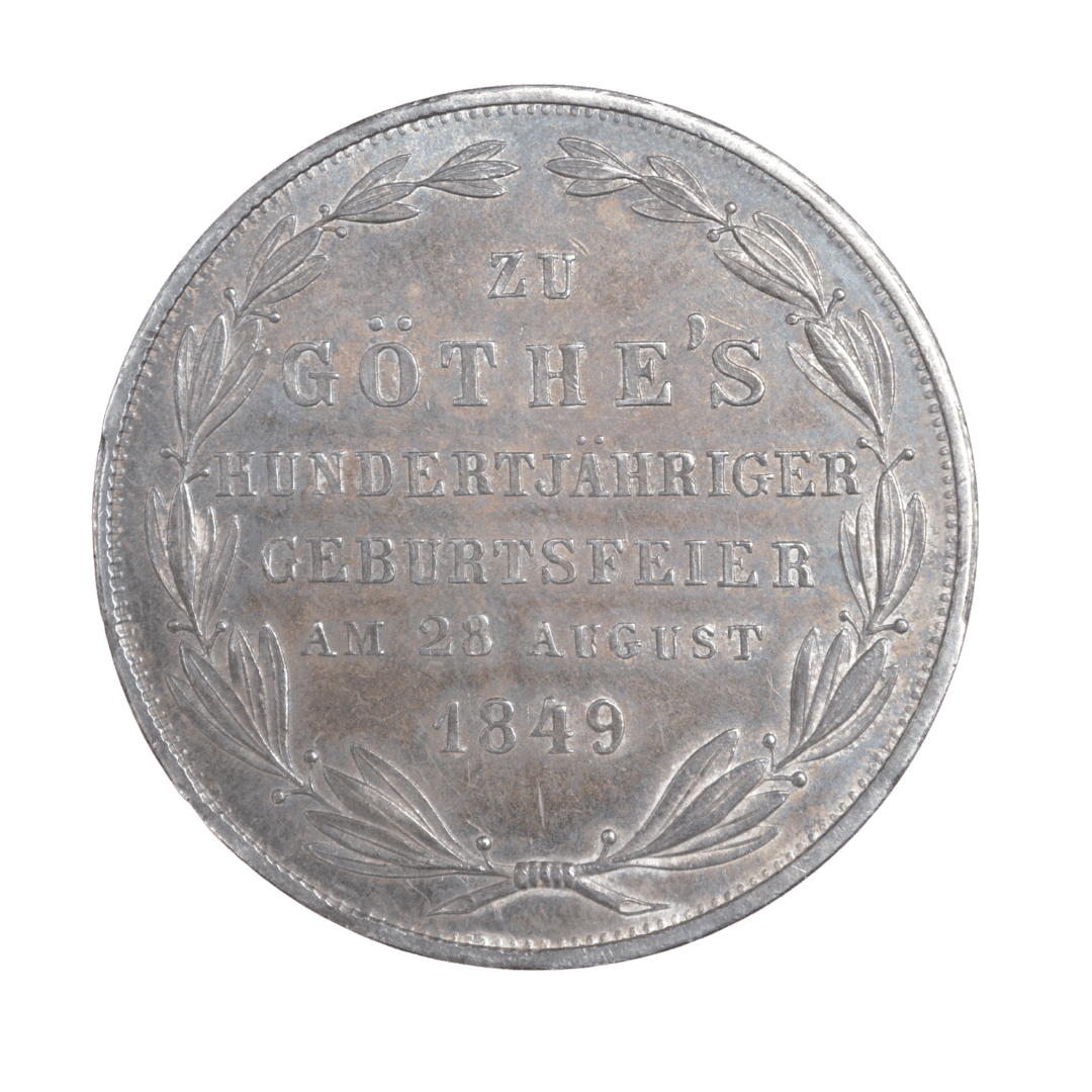 2 гульдена Гете 1949 Нідерланди