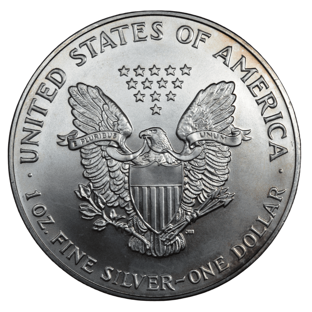 1 доллар (American Silver Eagle)
США
Филадельфия (без марки)
серебро 0.999 (BU по фото)
31.1035 г + 31.1035 г чистого серебра (ASW 1 oz)
4 672 051
Стандартная инвестиционная буллионная монета США с дизайном Walking Liberty (реверс) и гербовым орлом (аверс)
1993 год, обычная распространённость для серии (типичный тираж 1990-х, не ключевой редкий год)
