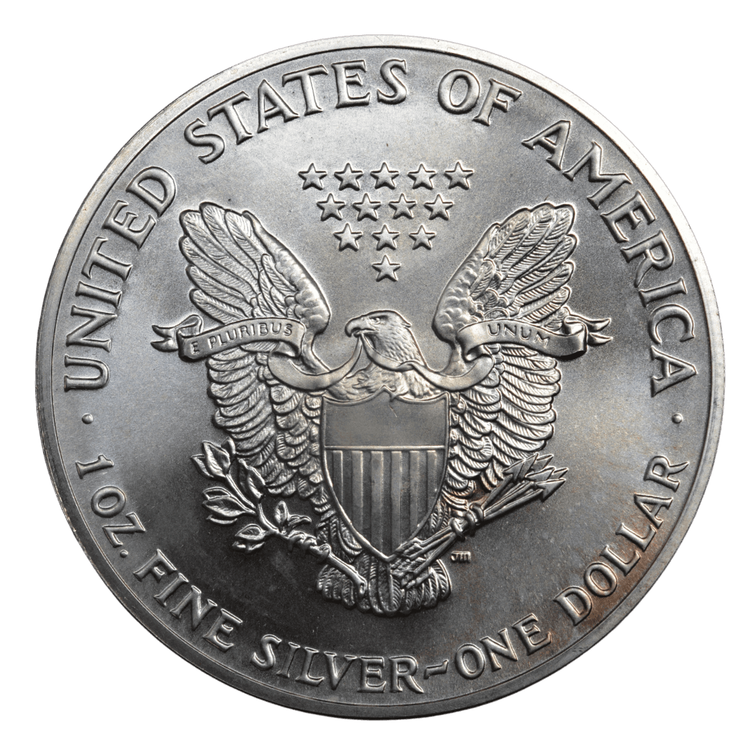 1 доллар (American Silver Eagle)
США
без марки (West Point / San Francisco)
серебро 0.999 (BU по фото)
31.1035 г + 31.1035 г чистого серебра (ASW 1 oz)
5 203 327
Стандартная инвестиционная буллионная монета США с дизайном Walking Liberty (реверс) и гербовым орлом (аверс)
1989 год, обычная распространённость для серии (массовый тираж, не ключевой редкий год)
