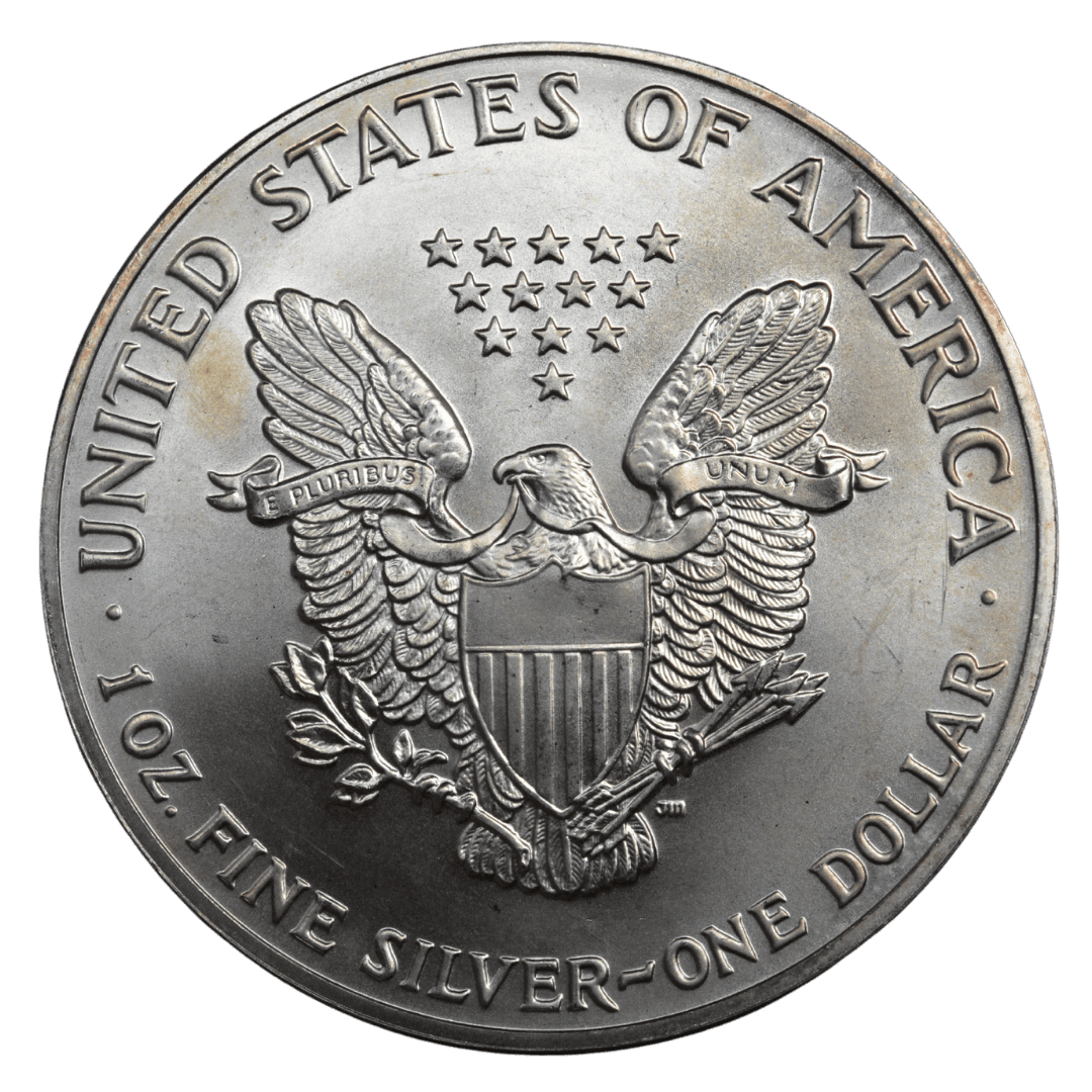 1 доллар (American Silver Eagle)
США
Филадельфия (без марки)
серебро 0.999 (BU по фото)
31.1035 г + 31.1035 г чистого серебра (ASW 1 oz)
5 540 068
Стандартная инвестиционная буллионная монета США с дизайном Walking Liberty (реверс) и гербовым орлом (аверс)
1992 год, обычная распространённость для серии (типичный тираж 1990-х, не ключевой редкий год)