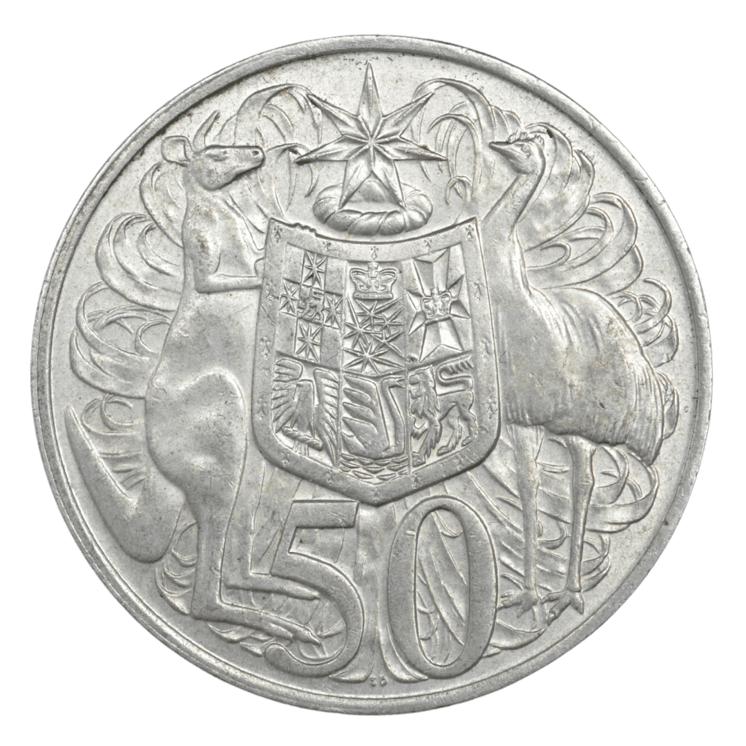 50 центов Срібна монета 1966 Австралія