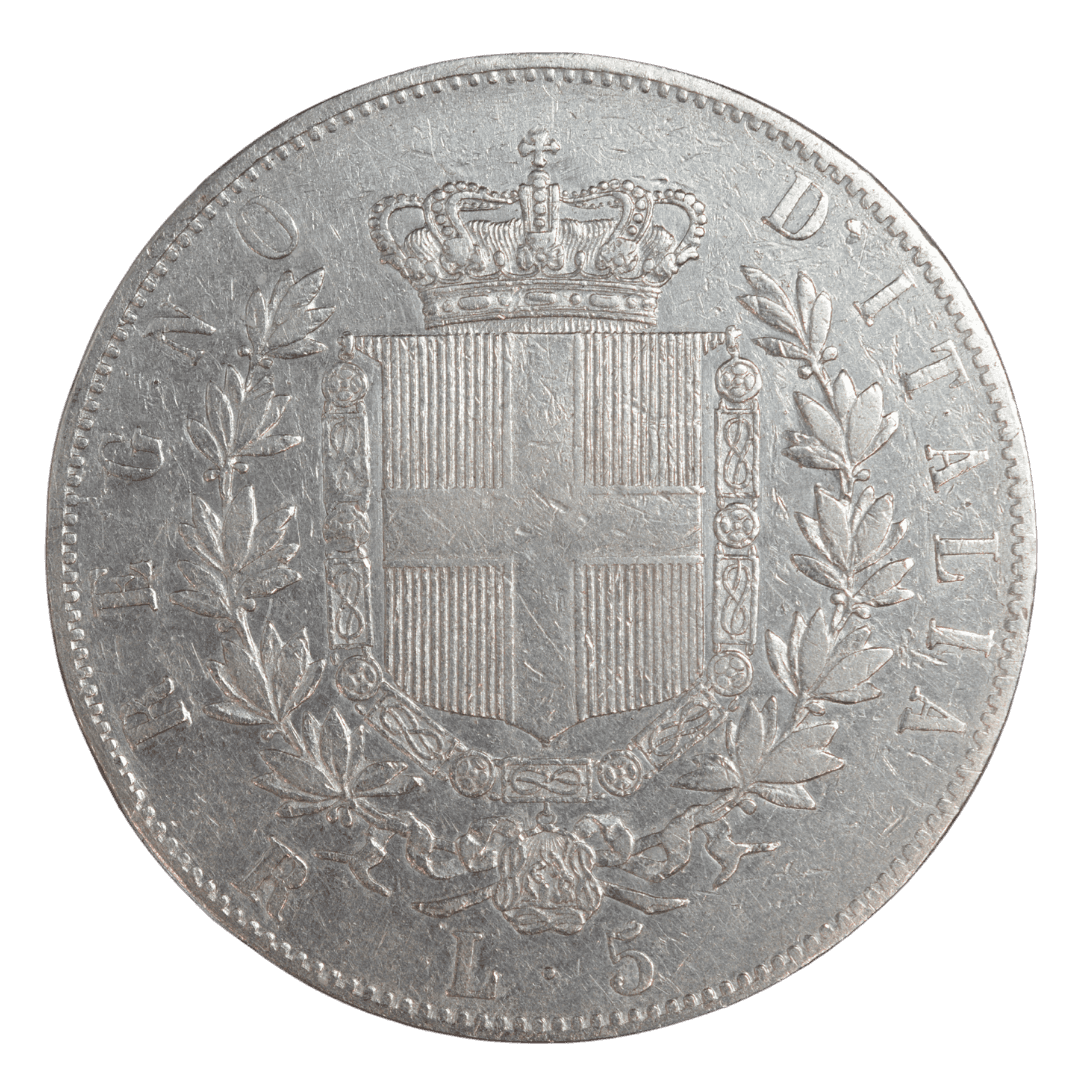 5 лір Королівство Італія 1878