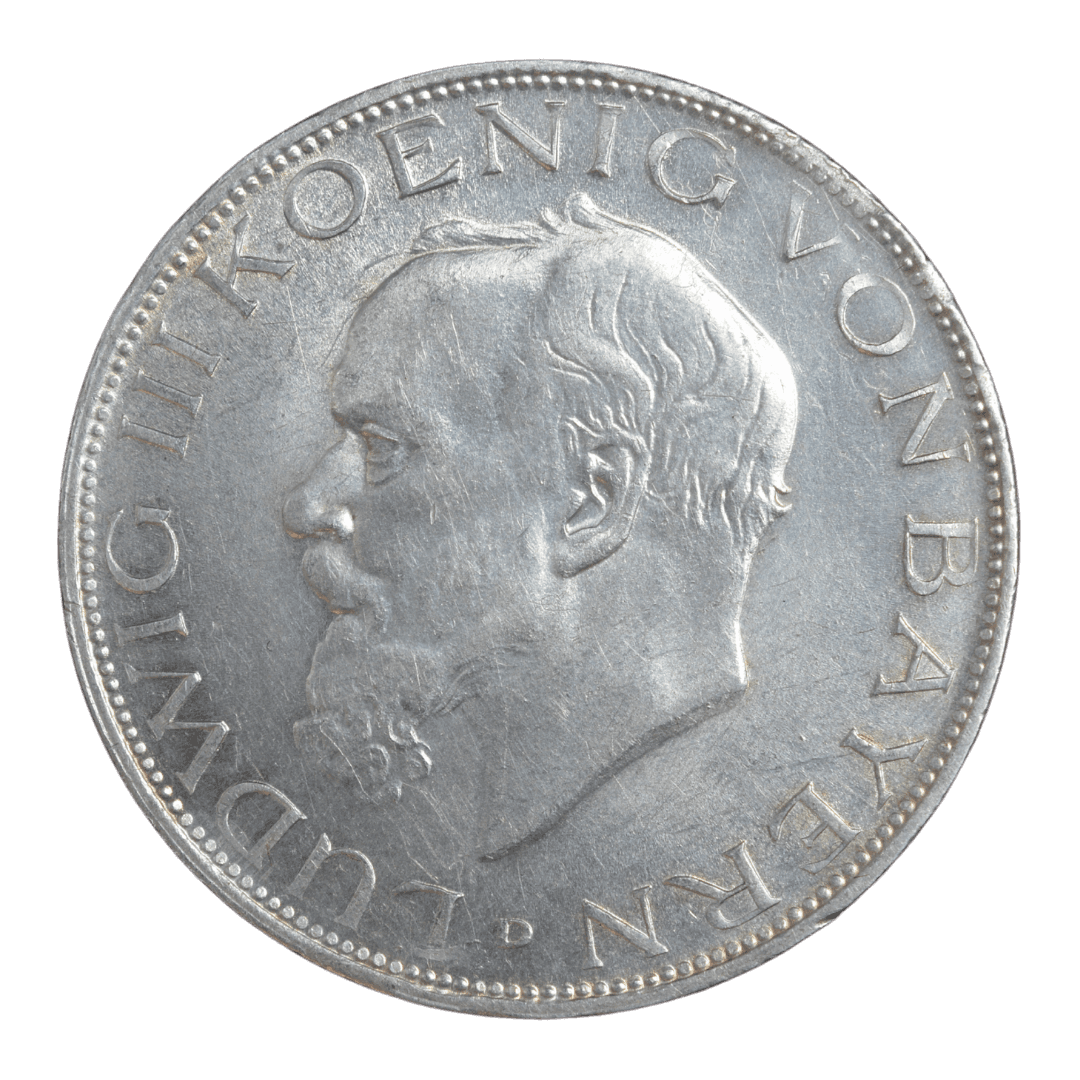 3 марки Баварія 1914 Німеччина — фото 2