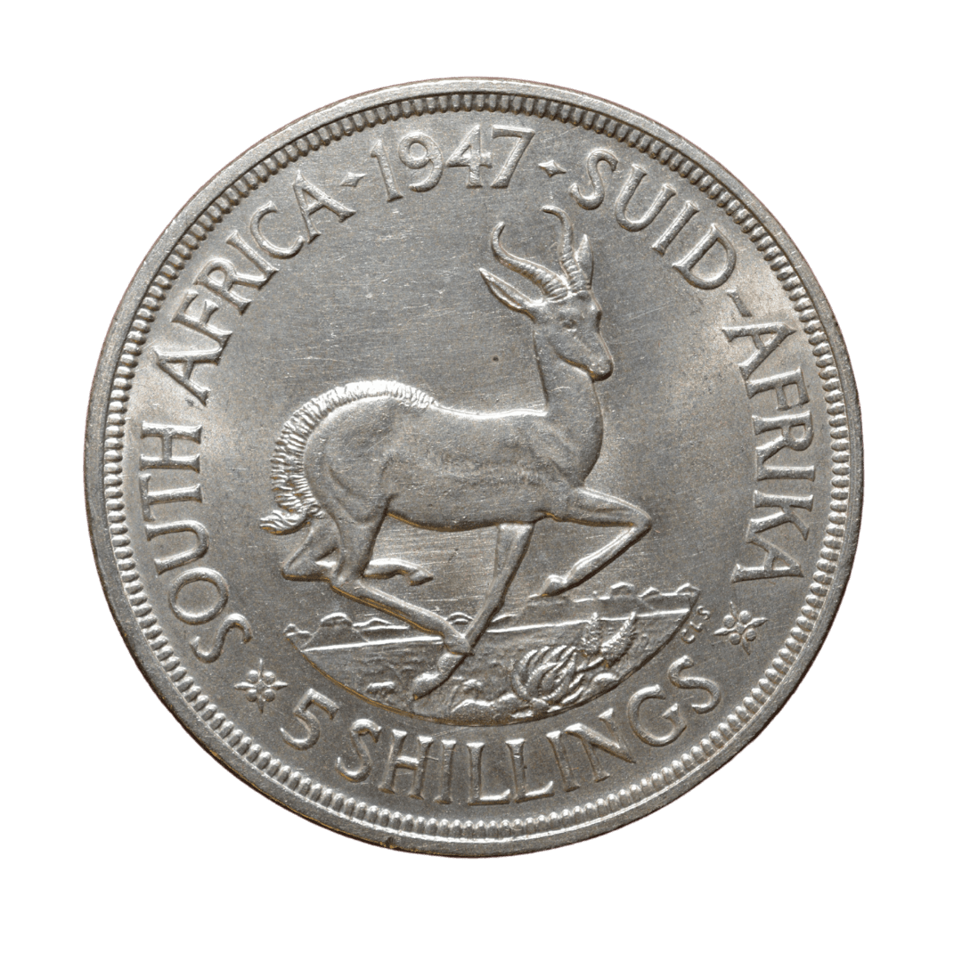5 шилінгів Георг VI 1947 Південно-Африканський Союз — фото 2