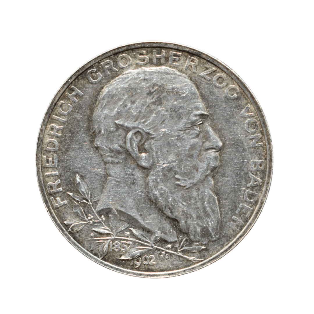 2 марки Пам’ятна монета 1902 Німеччина — фото 2