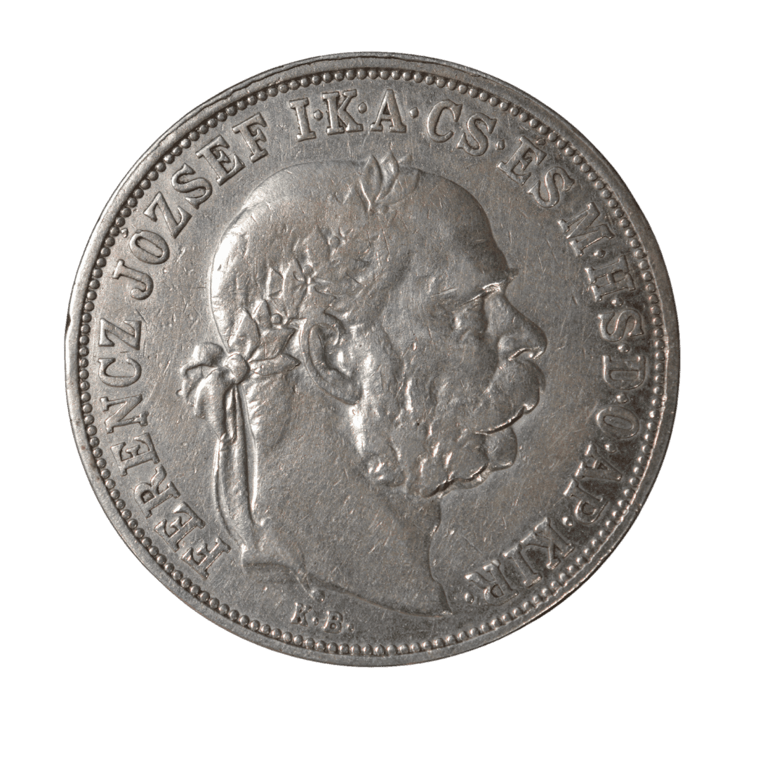 5 корон Срібна монета 1909 Угорщина