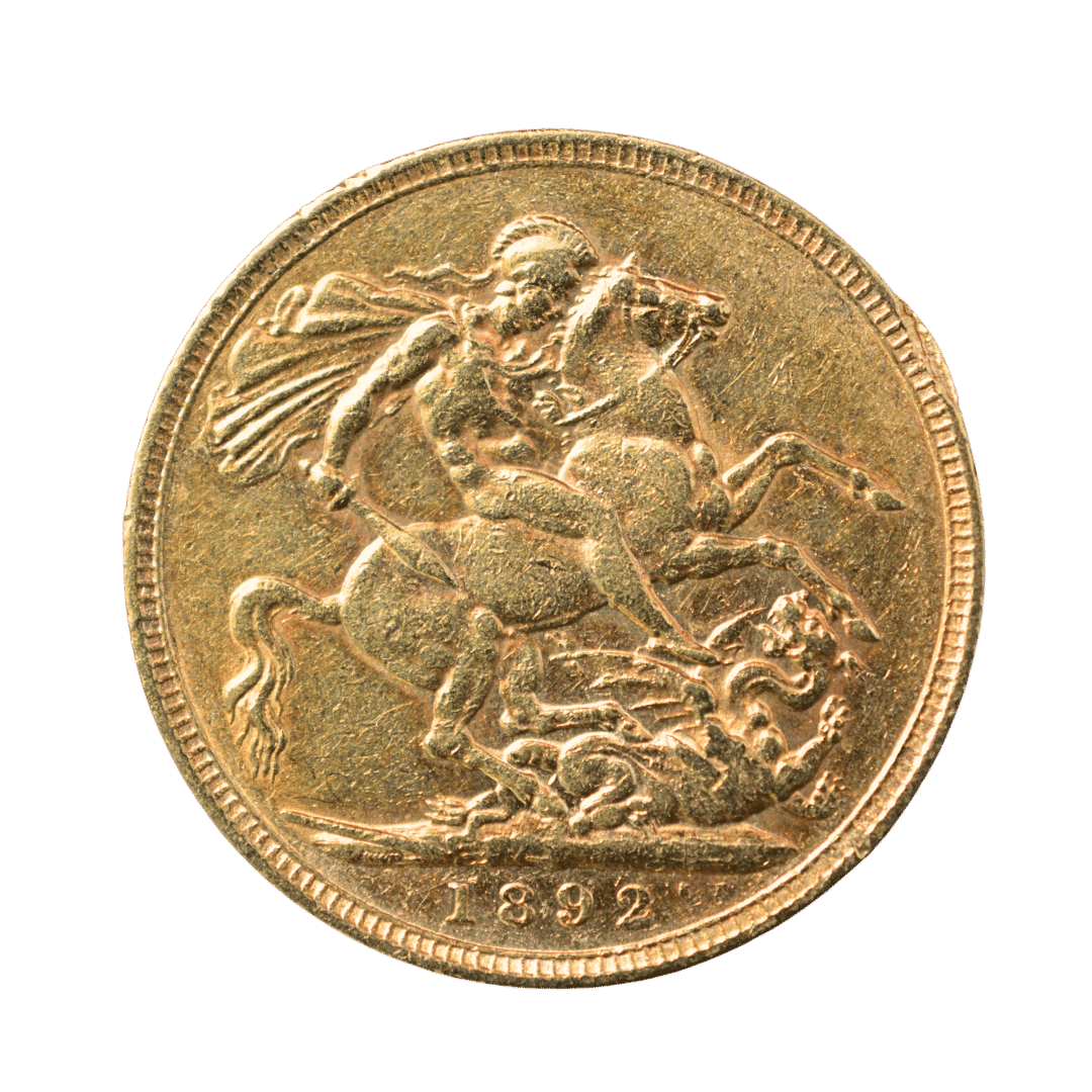 1 Sovereign 1892 Великобританія — фото 2