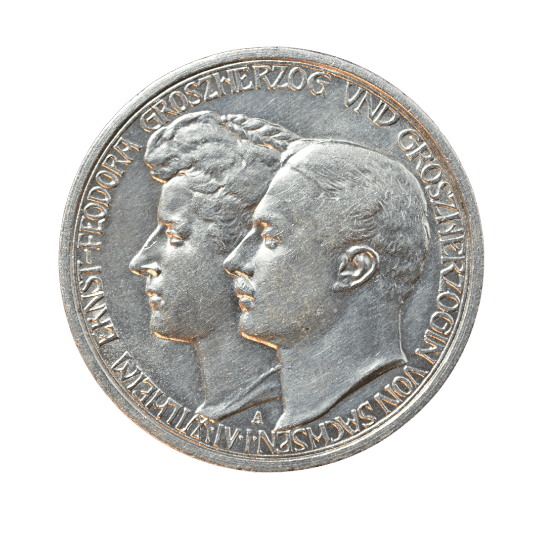 3 марки Срібна монета 1910 Саксен-Веймар-Ейзенах
