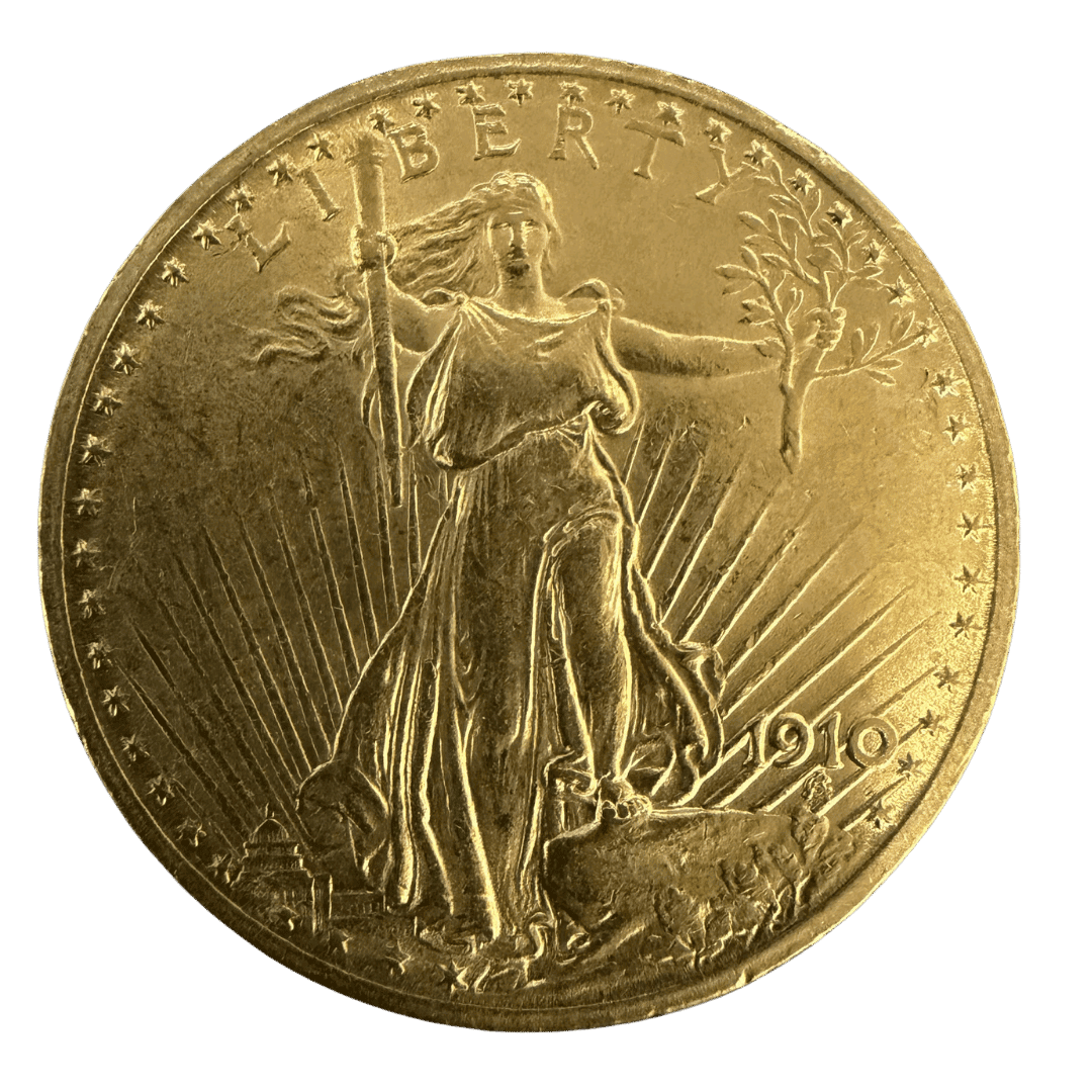 20 доларів Saint-Gaudens Double Eagle 1910 США