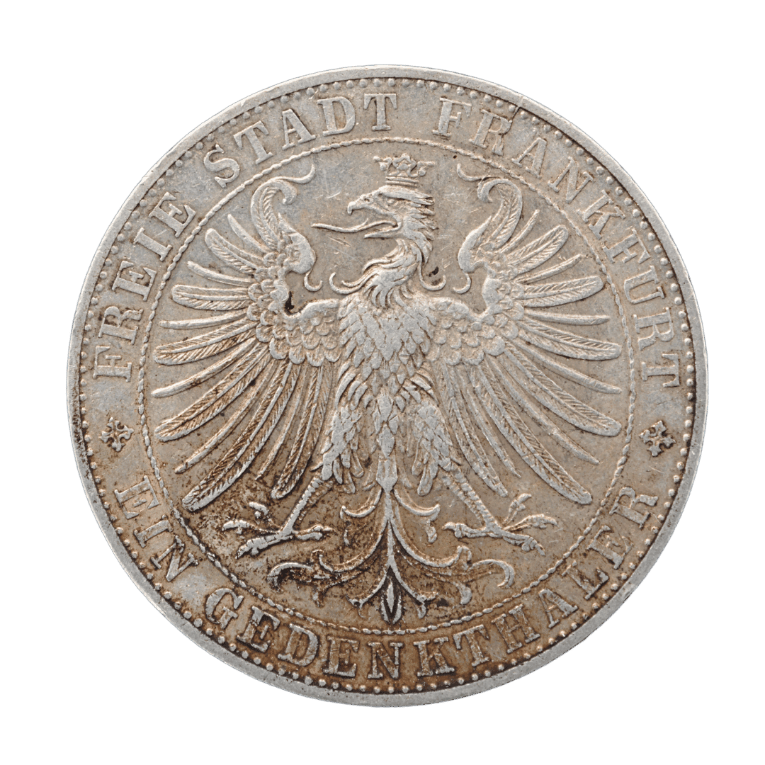 1 Gedenkthaler Fürstentag 1863 Франкфурт — фото 2