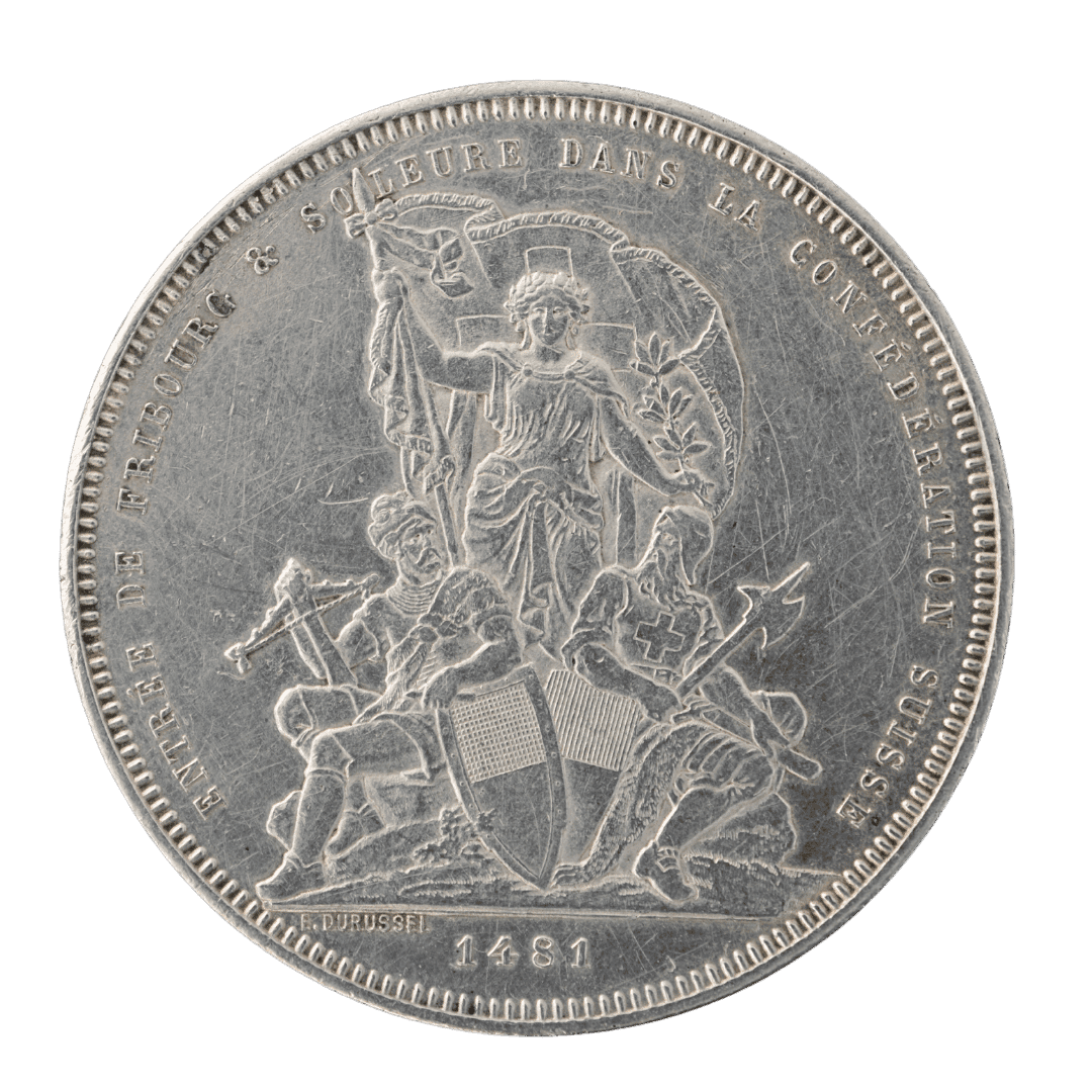 5 франків Швейцарія 1881 р.