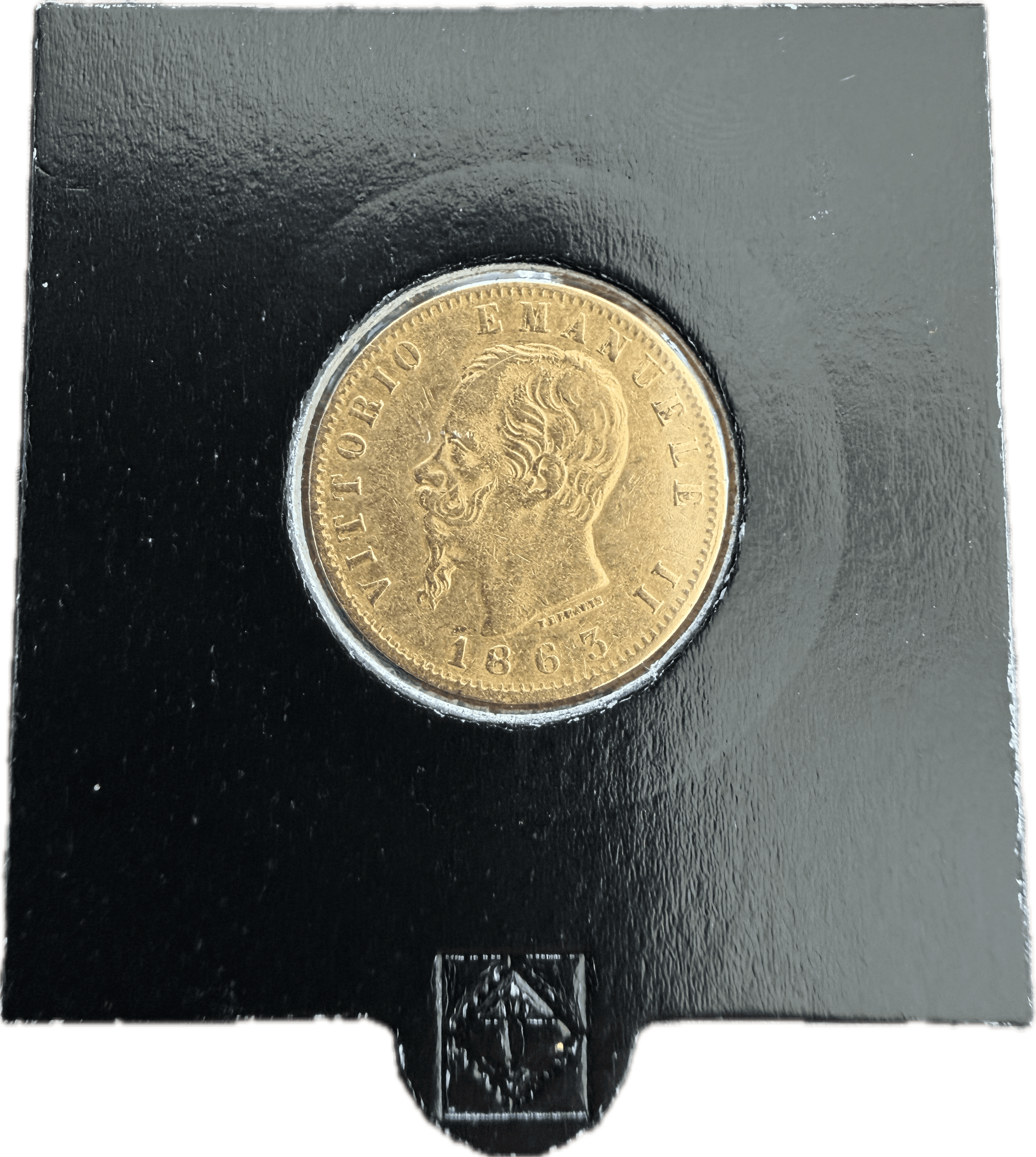 20 Lire 1863 T BN, Vittorio Emanuele II.
