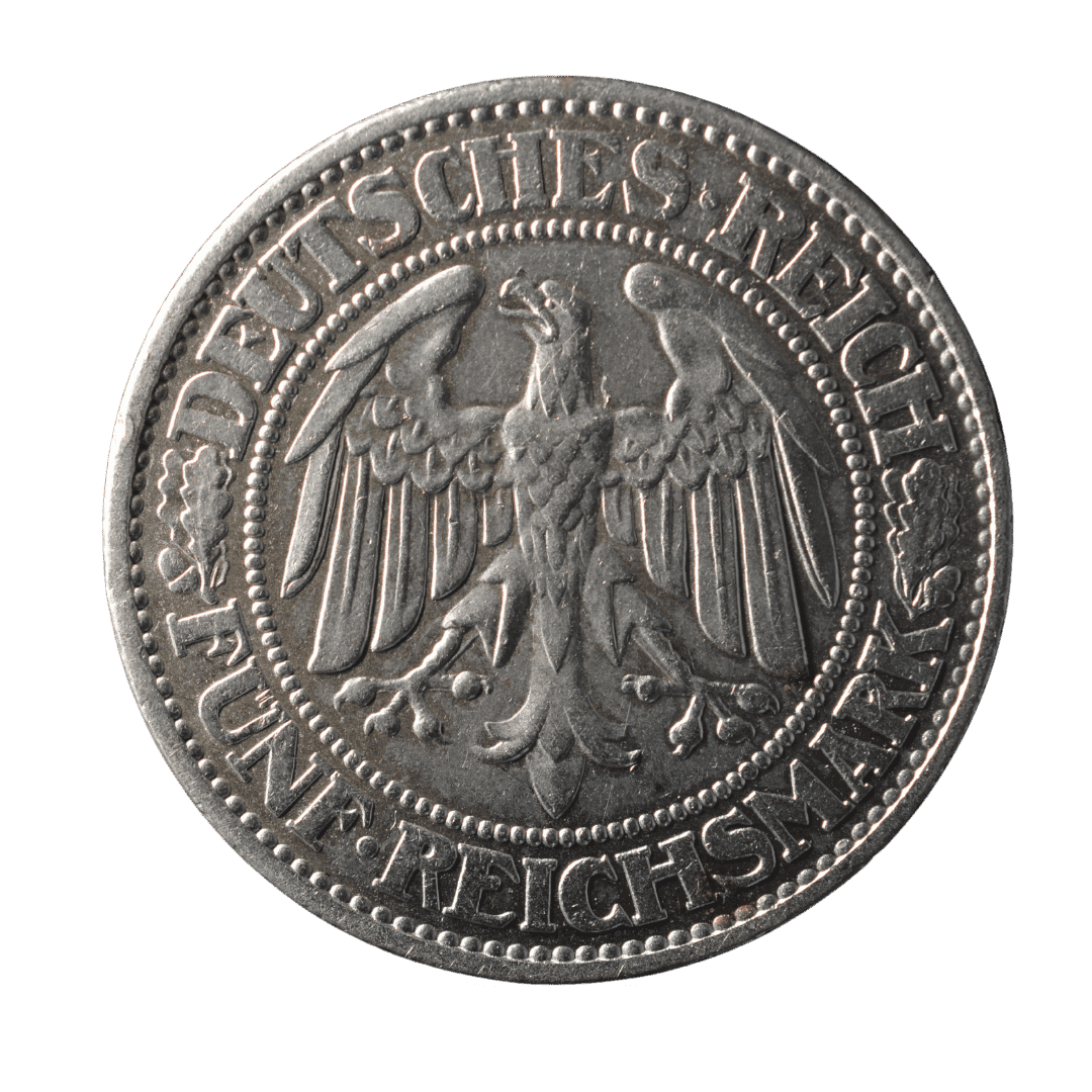 5 рейхсмарок Дуб 1932 Німеччина — фото 2