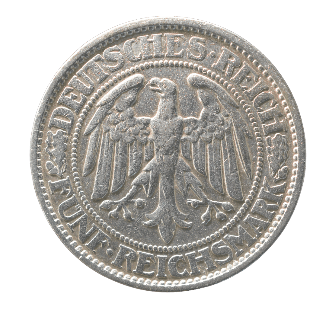 5 рейхсмарок Дуб 1927 Веймарська республіка