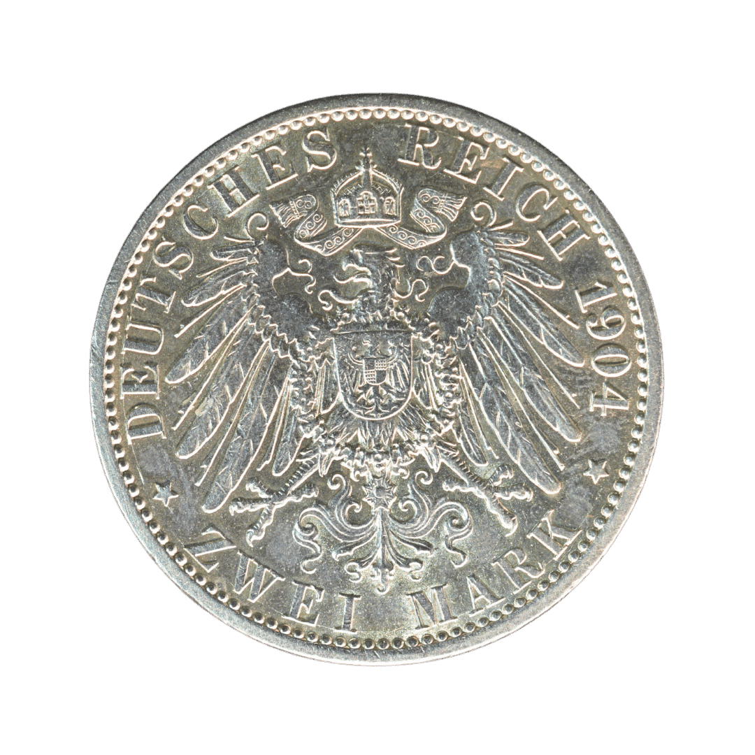 2 марки Пруссія 1904 Німецька імперія — фото 2