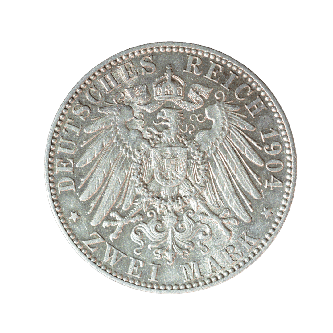 2 марки Саксонія Георг 1904 Німецька імперія — фото 2