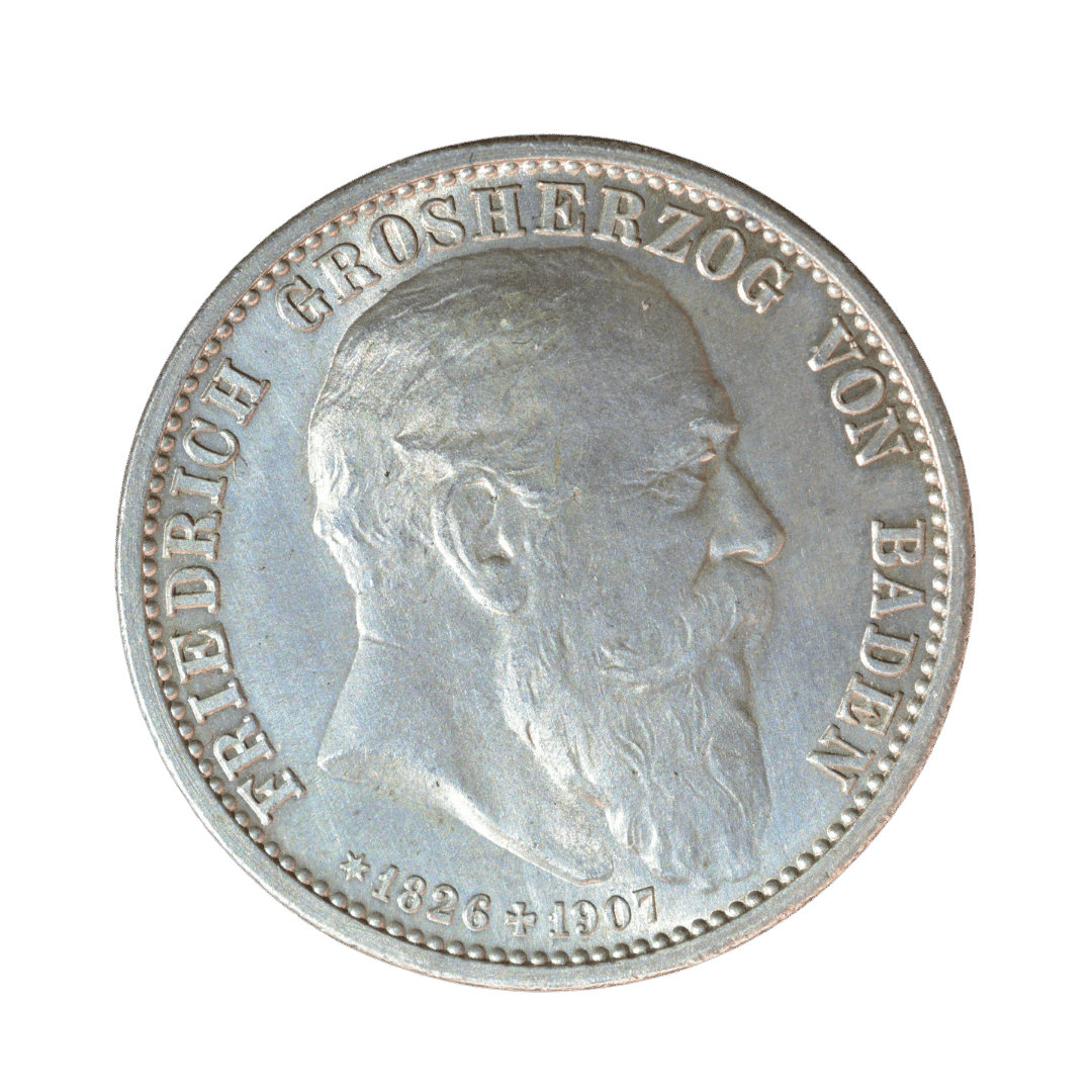 2 марки Баден Фрідріх I 1907 Німеччина