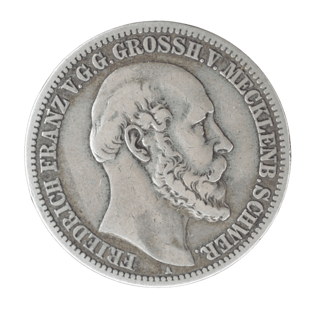 2 марки Mecklenburg-Schwerin 1876 Німеччина