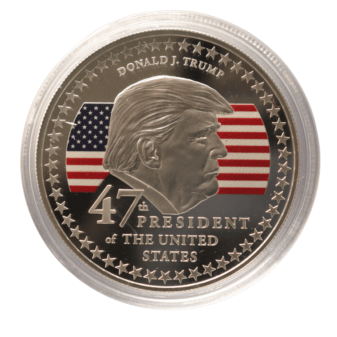 1 oz Срібний раунд Трамп 2024 США