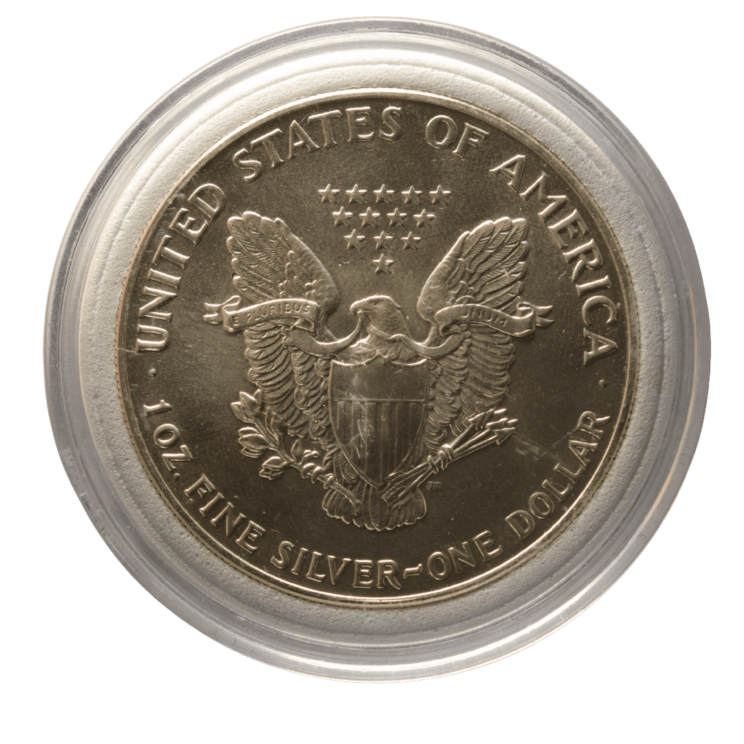1 Dollar American Silver Eagle 2002 США — фото 2