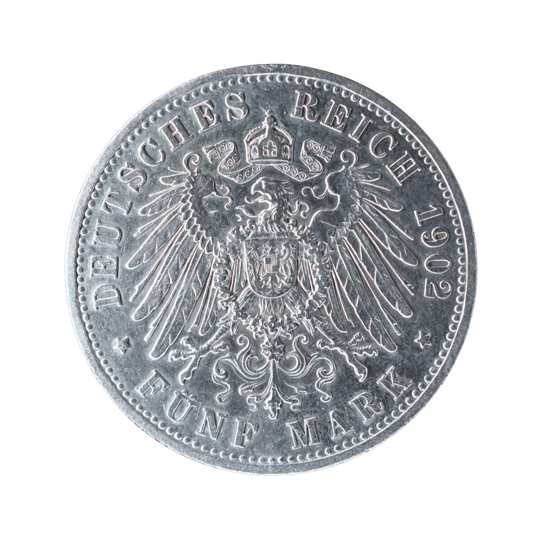 5 марок Саксен-Майнінген 1902 Німеччина — фото 2