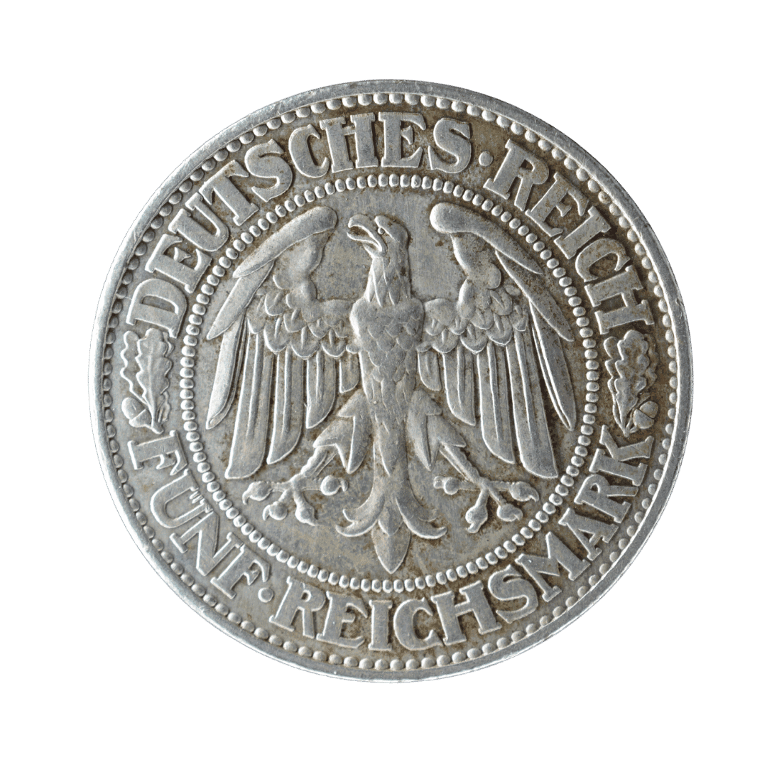 5 рейхсмарок Дуб 1928 Німеччина