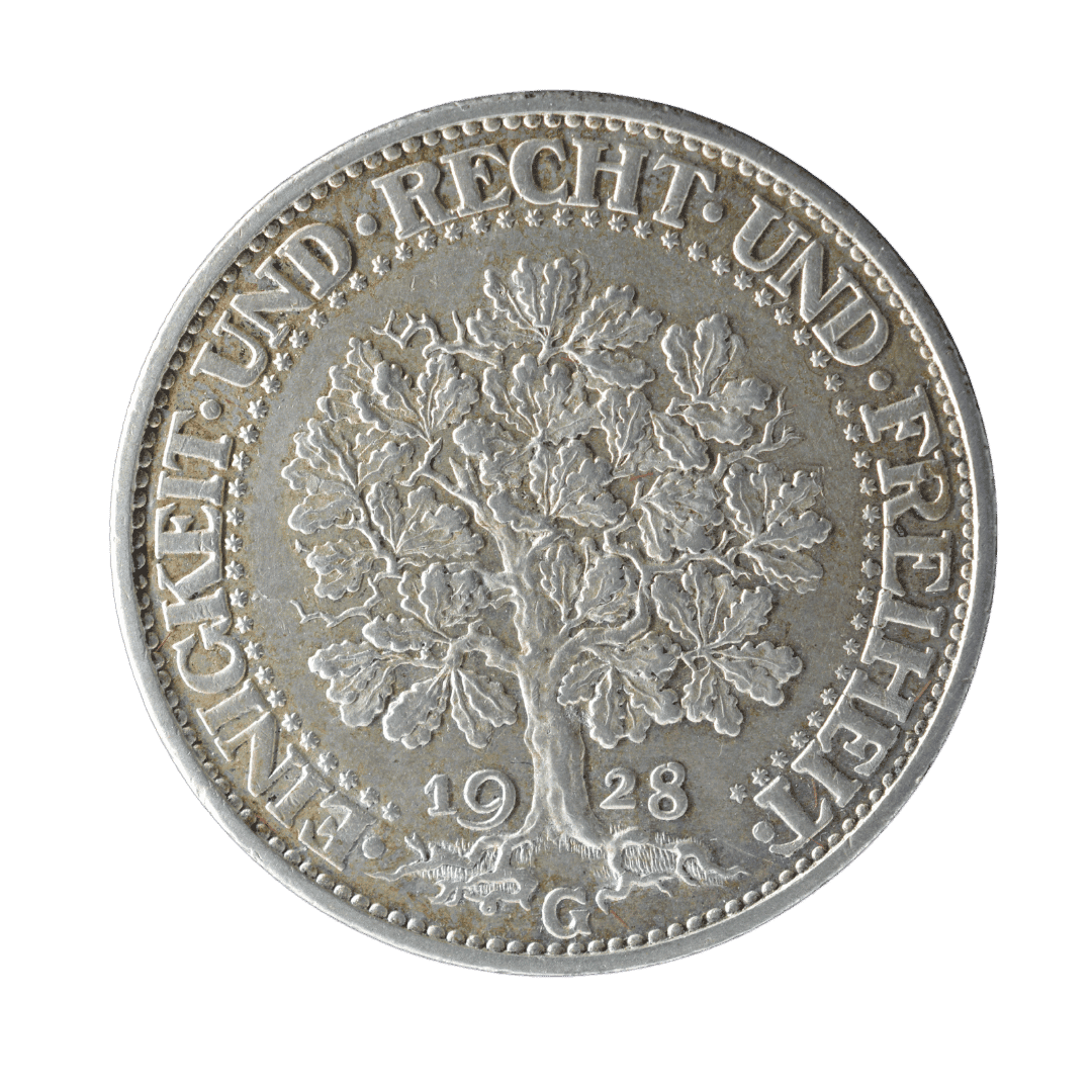 5 рейхсмарок Веймарська республіка 1928 Німеччина
