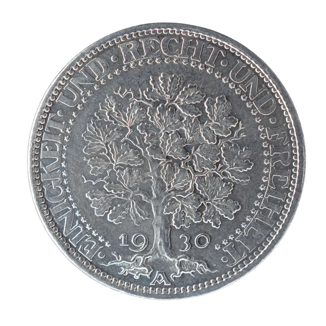 5 рейхсмарок Веймарська республіка 1930 Німеччина — фото 2