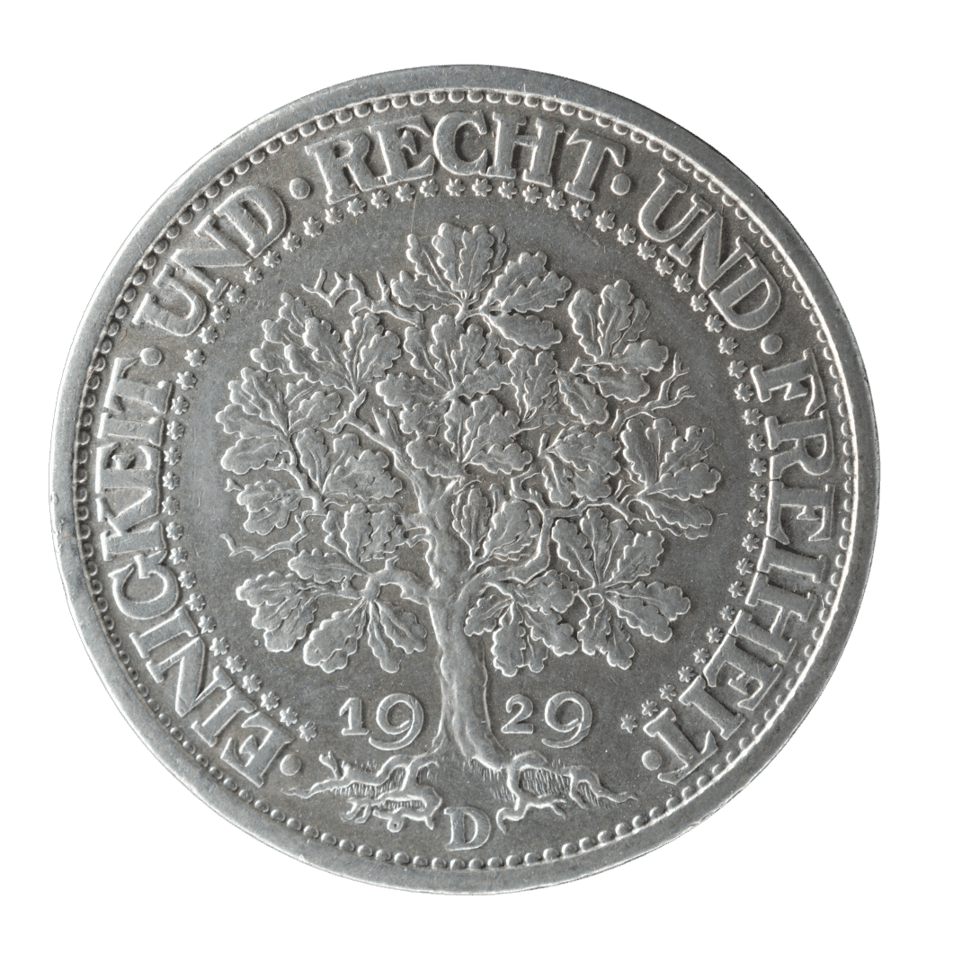 5 рейхсмарок 1929 Німеччина — фото 2