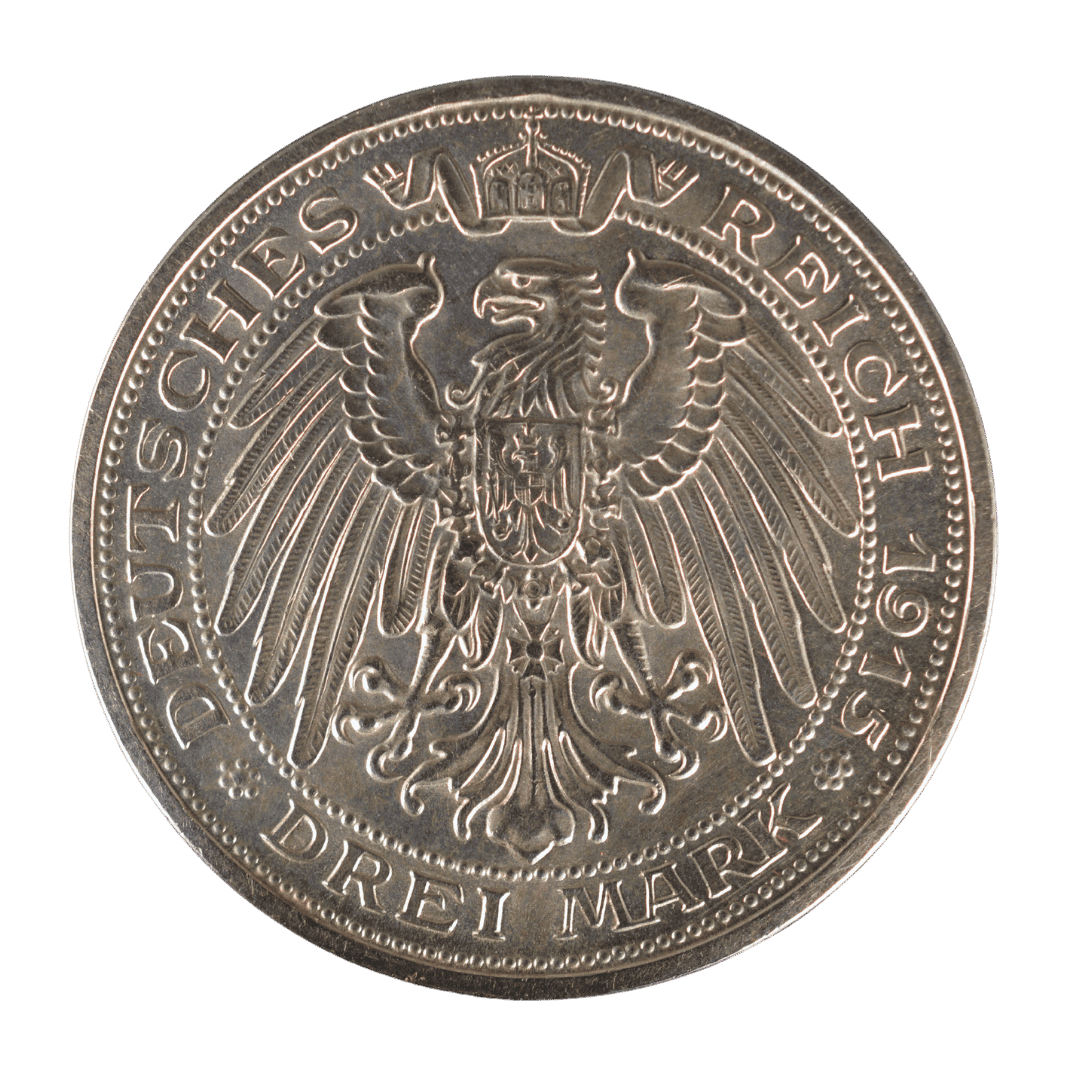 3 марки Мекленбург-Шверін 1915 Німеччина — фото 2