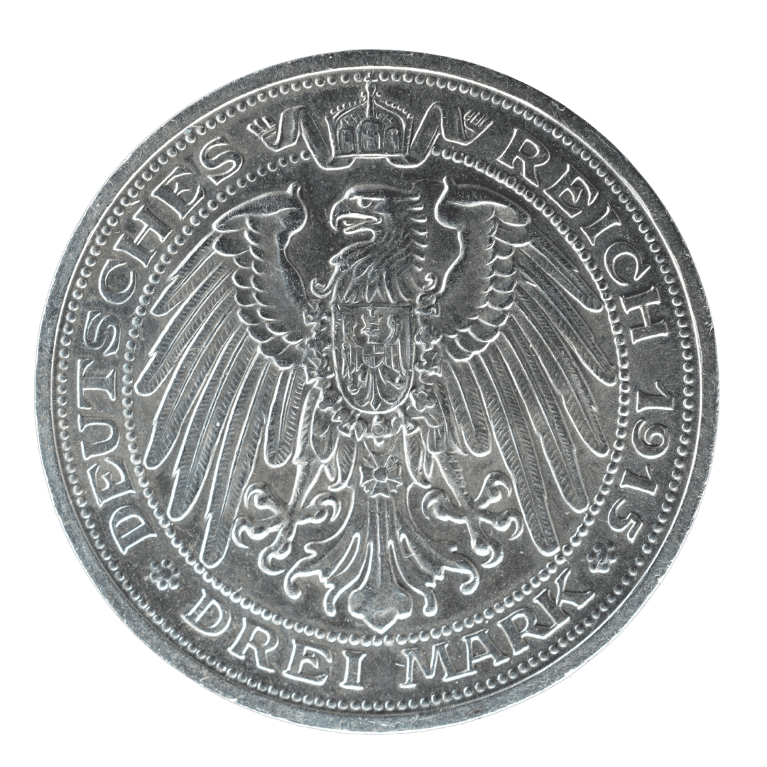 3 марки Мекленбург-Шверін 1915 Німеччина — фото 2