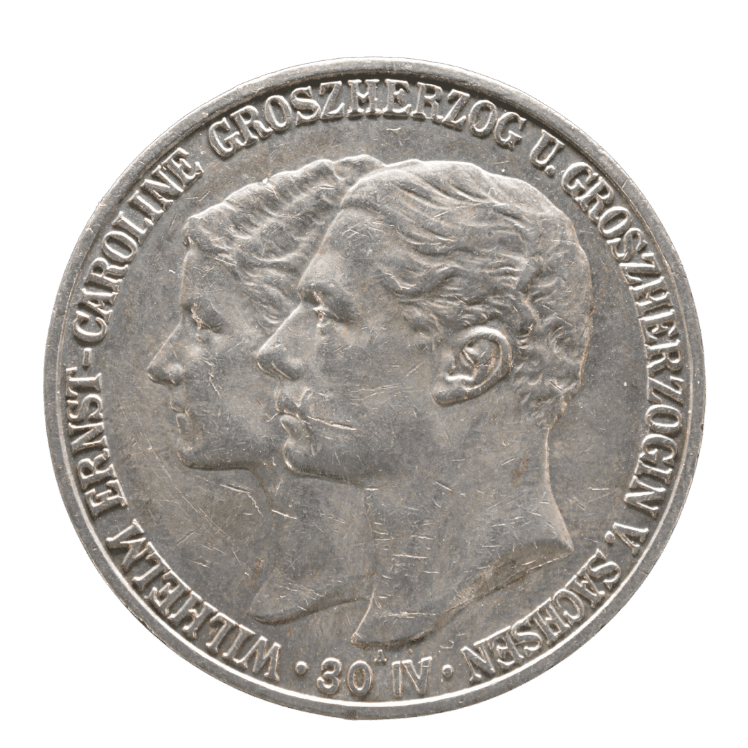 5 марок Весілля Вільгельма Ернста 1903 Німеччина