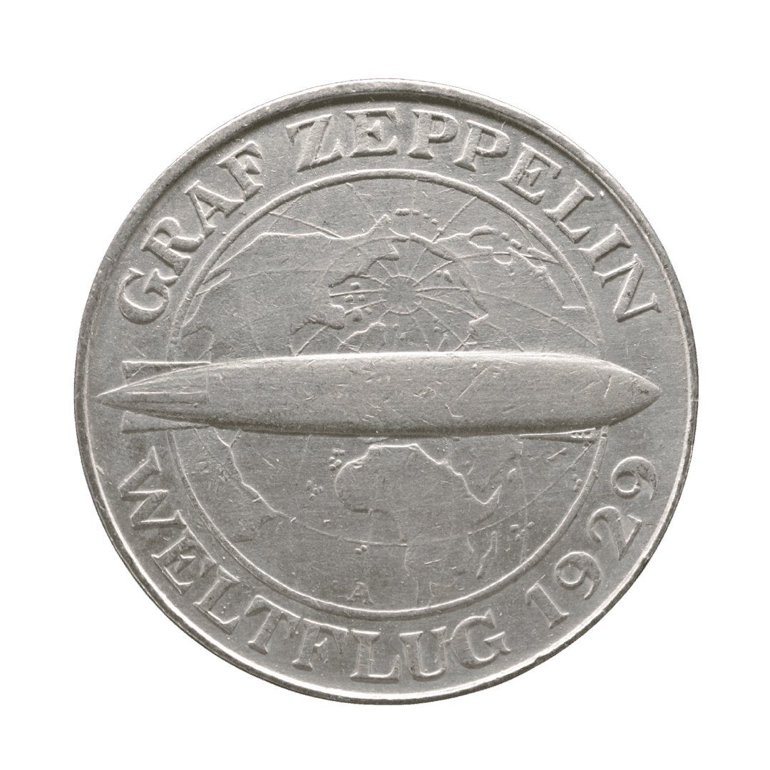 5 рейхсмарок Graf Zeppelin 1930 Німеччина