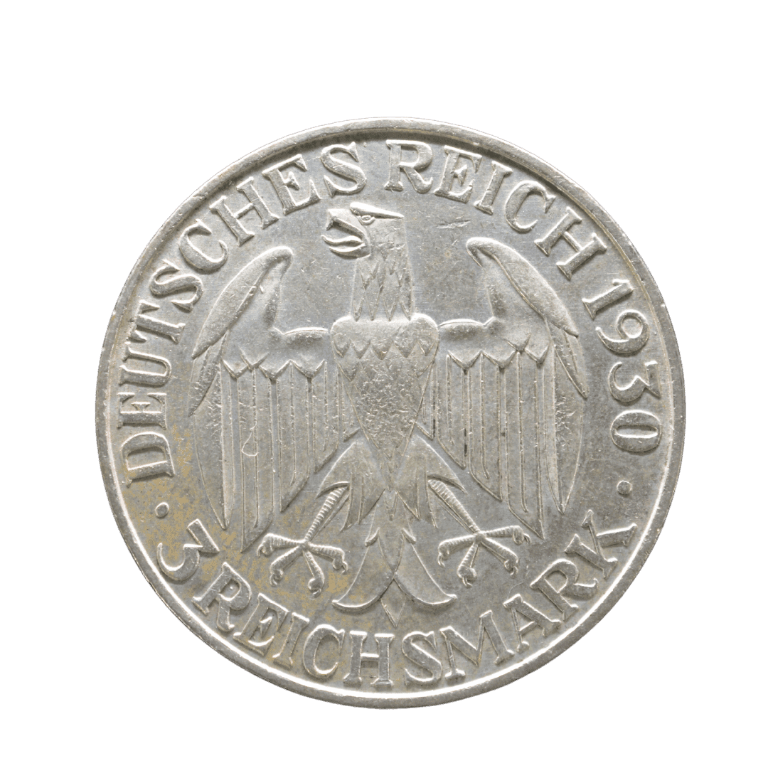 3 рейхсмарки Граф Цепелін 1930 Німеччина — фото 2